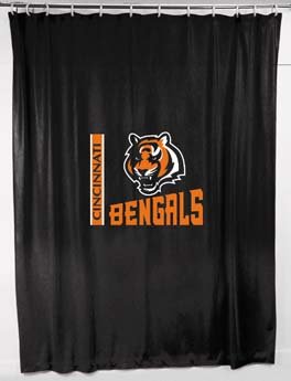 Sports Coverage Cincinnati Bengals Shower Curtain