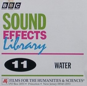 Cover image : BBC Sound Effects Library 11: Water