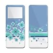 Flower Burst Blue - Apple iPod nano 1G (1st Generation) 1GB/ 2GB/ 4GB Protector Skin Decals - Faceplates