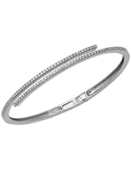 Diamond Bangle in 14kt White Gold