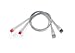 Therm-ic Verlängerungskabel Paar, transparent, 120 cm, 01 2100 006