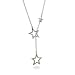 Jewelry : Eve's Addiction Cascading Stars Sterling Silver Lariat