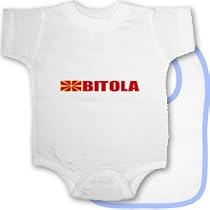 Bitola, Macedonia Flag Bib and Onesie