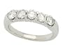 Platinum Five-Stone Diamond Band