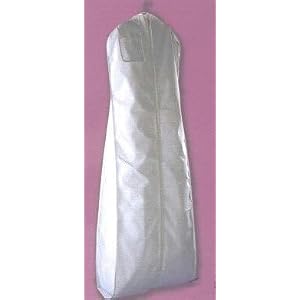 NEW White Wedding Bridal Zipper Dress Breathable Garment