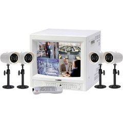 Lorex 14-Inch Color 8 Channel Quad Network Observation System