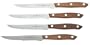 J.A. Henckels International 4-Piece Steak Knife Set with Wooden Handles