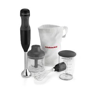 KitchenAid KHB2351OB 3-Speed Immersion Blender Onyx Black