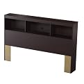 Delano Bookcase Headboard - Chocolate (54")