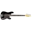 Silvertone SSLB11 Revolver 4 String Bass, Liquid Black