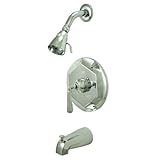 Kingston Brass KB4631HL Metropolitan Tub and Shower Faucet, Polished Chrome