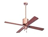  : Modern Fan Co IND-CP-52-MG-NL-NC Industry Copper Contemporary Ceiling Fan 52
