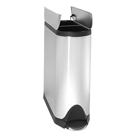 <b>Butterfly Step Can - 10 Gallon Brushed Steel by simplehuman®</b>
