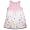 Floral and Butterfly Dress with Pink Polkadot Organza Overlay by Youngland (2T - 4T)