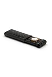 Intica Single Cigar Style Watch Case - FJ-145L-Black