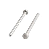 uxcell ダイヤモンドポイント　ラウンドボールヘッド　2個 3mm　シャンク6mmダイヤ　ファイル