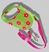Pet Supplies : Designer Retractable Dog Leash Lead - Pink Flowers by Sarut Pylones