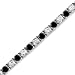Read 3 CT White & Black Diamond Bracelet 14K White Gold Details 3 CT White & Black Diamond Bracelet 14K White Gold