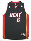 Lebron James Miami Heat Jersey Black - Medium 48