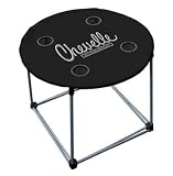 On The Edge Marketing OTE-820028 Chevelle Black Folding Table