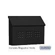 Traditional Mailbox - Decorative - Horizontal Style - Black