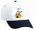 Search : White Cap with chain, standing, collar, bird, house