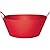 Grasslands Road Red Plastic Party Drink Chiller Tub with Handles
