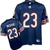 Devin Hester Reebok Authentic Bears Navy Jersey