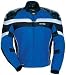 TOURMASTER/CORTECH GX-AIR MOTORCYCLE JACKET W/LEATHER BLUE/BLACK