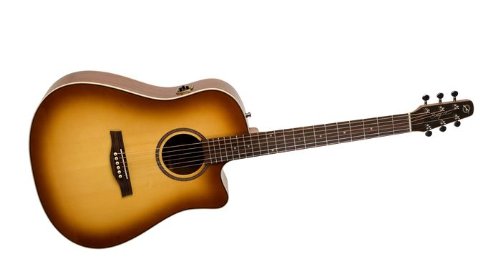 Seagull Maritime SWS Creme Brulee CW GT QI Acoustic-Electric Guitar Creme Brulee On Sale