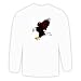 Long Sleeve T-shirt with eagle, claw, bird Large White