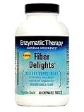 Enzymatic Therapy Fiber Delights Vanilla chewables 60 Tabs( Triple Pack)