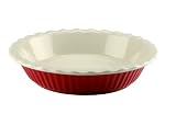 Typhoon Large Pie Dish Red
