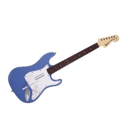 Rock Band 3 - Wireless Fender Stratocaster Guitar Controller for Wii - Blue