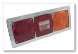 SMALL TRAILER LTG,RED,VERSALITE RCSSD MNT W/YELLOW TURN,RH,RETAIL
