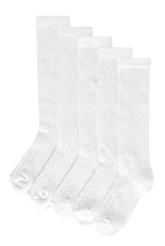 5 Pairs of Cotton Rich Long Pelerine Socks