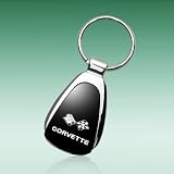 Corvette C3 Black Tear Drop Key Chain