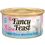 Fancy Feast Gourmet Kitten Formula Tender Ocean Whitefish Feast Canned Cat Food (24/3-oz cans)