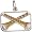 Pipers Piping Charm, Sterling Silver