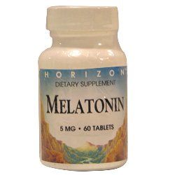 Melatonin 5 Mg Nighttime Sleep Aid Tablets, By Horizon Nutraceuticals - 60 Ea