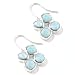 Sterling Silver Ketut Larimar Earrings