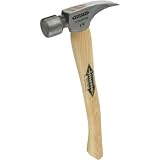 Stiletto Ti14MC-16 Titanium 14-ounce Milled Face Hammer with a Curved 16" Hickory Handle