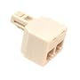 Belkin RJ11 Plug/2-RJ11 Jack Modular T Adapter