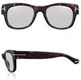 Review   / TOM FORD CARY TF58 182 DARK HAVANA SMOKE LENS PLASTIC SUNGLASSES