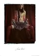 Erotic Portrait, Topless with Scarf Art Poster Print by Laura Rickus, 20x28