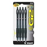 PIL31055 - Gel Pen,Retractable,Refillable,Extra-fine,4/PK,Black