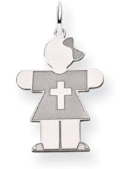 14k White Gold Kid Charm Cyber Monday Special