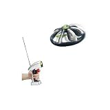 Remote Control Light up Flying Saucer Ufo: Red, Blue, Silver and Yellow