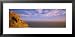 Panoramic View of the Ocean, Pacific Ocean, San Mateo County, California, USA Framed Art Poster Print by Panoramic Images, 31x15