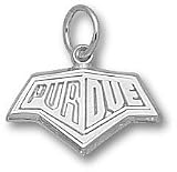 Purdue Boilermakers Solid Sterling Silver Cow Catcher 5/16'' Pendant